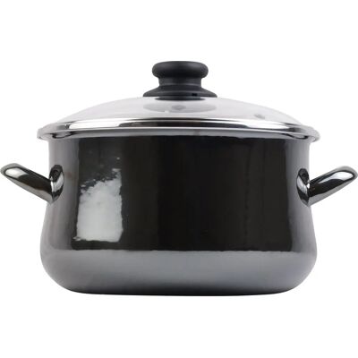 Magefesa Sklo – Coperchio in vetro, 24cm, Nero - Pentola Magefesa Sklo – Coperchio in vetro, 24cm, Nero - Pentola