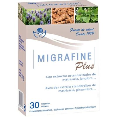Bioserum Migrafine Plus 30 Cápsulas - Suplemento para Enxaqueca Bioserum Migrafine Plus 30 Cápsulas - Suplemento para Enxaqueca