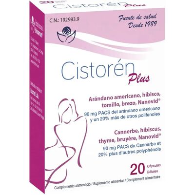 Bioserum Cistoren Plus 20 Cápsulas - Suplemento Alimentar Bioserum Cistoren Plus 20 Cápsulas - Suplemento Alimentar
