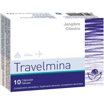 Bioserum Travelmina 10 Cápsulas - Apoio à saúde na viagem Bioserum Travelmina 10 Cápsulas - Apoio à saúde na viagem