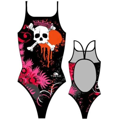 Maillot Turbo Skull Crown Noir 5XL Femme - Publicité Maillot Turbo Skull Crown Noir 5XL Femme - Publicité