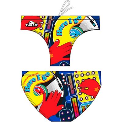 Turbo Limited Edition Here I Go Multicolor Men Swimming Briefs Turbo Limited Edition Here I Go Multicolor Men Swimming Briefs