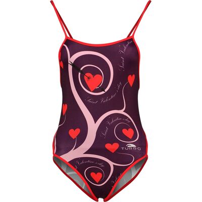 Maillot Turbo Saint Valentine 09 Rose - Natation - Publicité Maillot Turbo Saint Valentine 09 Rose - Natation - Publicité