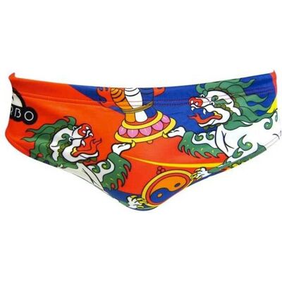Turbo Tibet Buntes Schwimm-Shorts - Wasserball-Design Turbo Tibet Buntes Schwimm-Shorts - Wasserball-Design