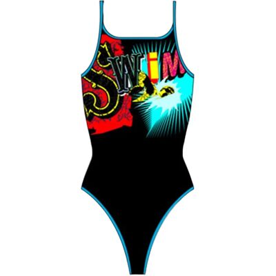 Costume Turbo The Swim Nero - Attrezzatura da nuoto Costume Turbo The Swim Nero - Attrezzatura da nuoto