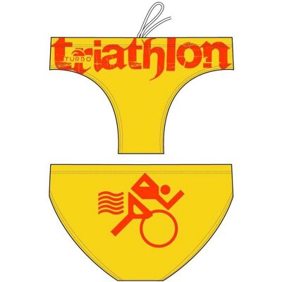 Slip da nuoto Turbo Triathlon Basic Giallo - Costume Slip da nuoto Turbo Triathlon Basic Giallo - Costume