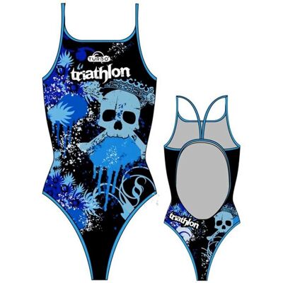 Turbo Multicolor Skulls Triathlon Badeanzug - XXXL Turbo Multicolor Skulls Triathlon Badeanzug - XXXL