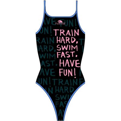 Traje de Baño Turbo Mujer XL Negro - Entrenamiento y Deportes Acuáticos Traje de Baño Turbo Mujer XL Negro - Entrenamiento y Deportes Acuáticos