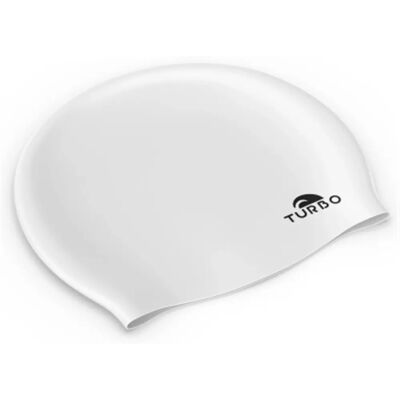 Cappellino da nuoto in silicone Turbo Bianco Cappellino da nuoto in silicone Turbo Bianco