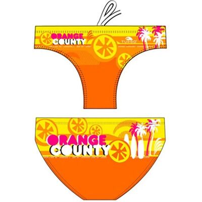 Slip de natation Turbo Orange Country pour garçons 9-10 ans - Publicité Slip de natation Turbo Orange Country pour garçons 9-10 ans - Publicité