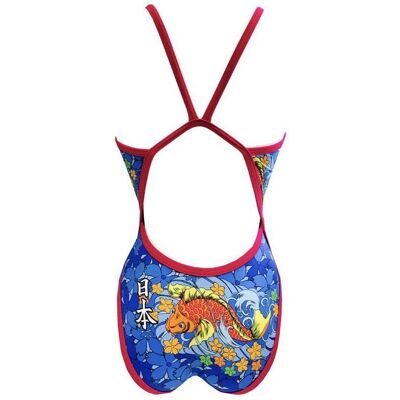 Maillot multicolore Turbo pour femme - Résistant au chlore et durable - Publicité Maillot multicolore Turbo pour femme - Résistant au chlore et durable - Publicité