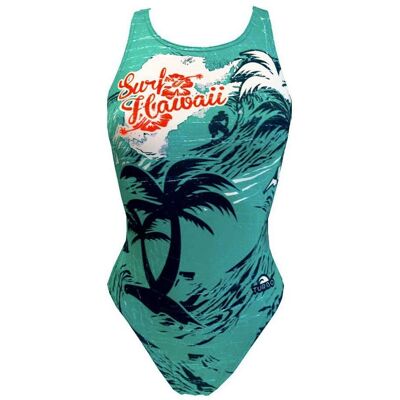 Maillot Turbo Hawaii Vintage XL Vert - Sports Aquatiques - Publicité Maillot Turbo Hawaii Vintage XL Vert - Sports Aquatiques - Publicité