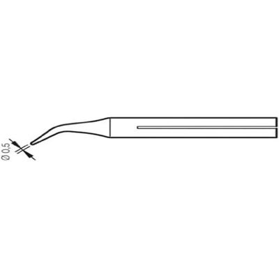 JBC - Pointe à souder courbée 0,5mm pour 14ST - Pointe à souder JBC - Pointe à souder courbée 0,5mm pour 14ST - Pointe à souder