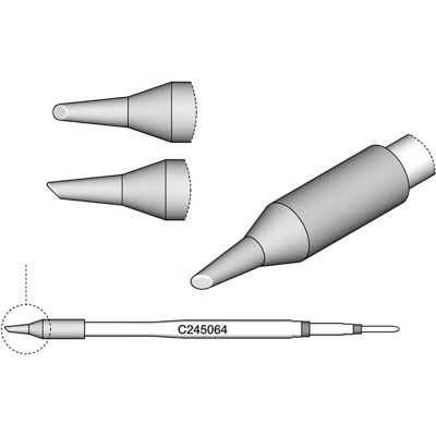 JBC C245064/ø1,3mm - Punta de soldadura para T245 - Duradera, Precisa JBC C245064/ø1,3mm - Punta de soldadura para T245 - Duradera, Precisa
