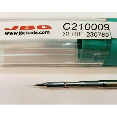 JBC Soldering Tip - 0.2 mm Pointed - Fine for SMD - for T210 Soldering Iron JBC Soldering Tip - 0.2 mm Pointed - Fine for SMD - for T210 Soldering Iron