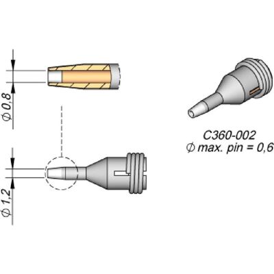 JBC Mikro-Lötspitze C360002 - Lötspitze JBC Mikro-Lötspitze C360002 - Lötspitze