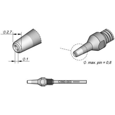 JBC Tools C560003 Soldering Tip JBC Tools C560003 Soldering Tip