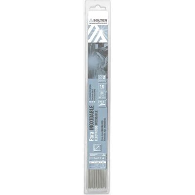 Électrodes Solter E316L - Ø 2 mm Acier Inoxydable - 10 Unités Électrodes Solter E316L - Ø 2 mm Acier Inoxydable - 10 Unités