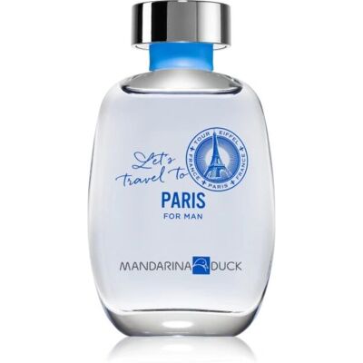 Mandarina Duck Let's Travel To Paris Eau de Toilette - Men, 100ml, Aromatic, Original Mandarina Duck Let's Travel To Paris Eau de Toilette - Men, 100ml, Aromatic, Original