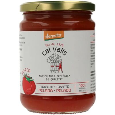 Cal Valls Tomate Pelado Demeter 660 g - Whole peeled tomatoes Cal Valls Tomate Pelado Demeter 660 g - Whole peeled tomatoes