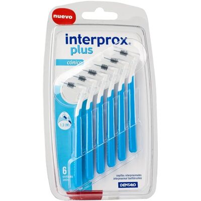 Dentaid Interprox Plus Conico 6 Cepillos de Dientes Dentaid Interprox Plus Conico 6 Cepillos de Dientes