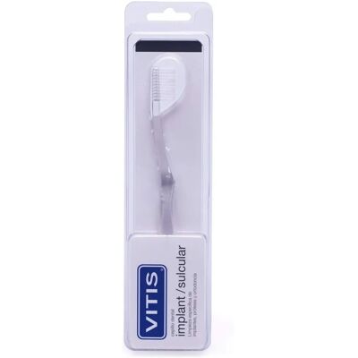 Dentaid Marke Vitis Sulcus Implant Zahnbürste - Sulcus, Implantat, Weiche Borsten Dentaid Marke Vitis Sulcus Implant Zahnbürste - Sulcus, Implantat, Weiche Borsten