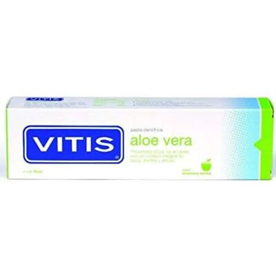 Dentifricio Aloe Vera Menta Mela - Previene Carie, Remineralizza, Riduce Placca Dentifricio Aloe Vera Menta Mela - Previene Carie, Remineralizza, Riduce Placca