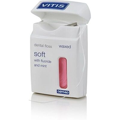 Vitis Fil Interdental Fluor Menthe 50m - Fil Interdental - Publicité Vitis Fil Interdental Fluor Menthe 50m - Fil Interdental - Publicité