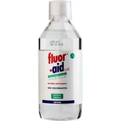 Enjuague bucal diario Fluor Aid 0.05 - Prevención de caries Enjuague bucal diario Fluor Aid 0.05 - Prevención de caries