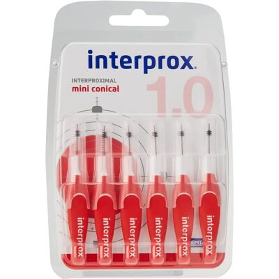 Interprox vitis interdent dentaid mini 6u Cepillo interdental cónica Interprox vitis interdent dentaid mini 6u Cepillo interdental cónica