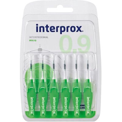 Spazzolini interdentali Interprox Micro 0,9 mm - 6 pezzi Spazzolini interdentali Interprox Micro 0,9 mm - 6 pezzi