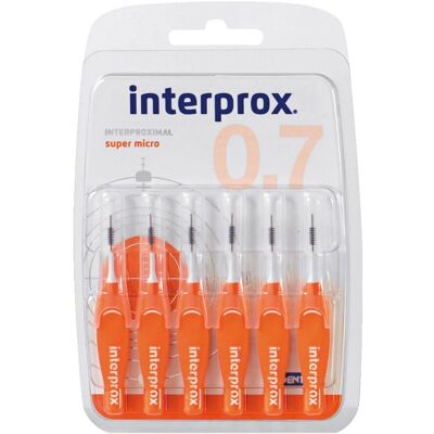 Cepillo interdental Interprox Micro - 0,7 mm - 6 uds Cepillo interdental Interprox Micro - 0,7 mm - 6 uds