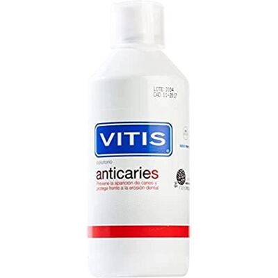 Bain de bouche anticaries Vitis - Réparation de l'émail 500ml - Publicité Bain de bouche anticaries Vitis - Réparation de l'émail 500ml - Publicité