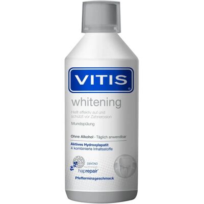 Vitis Whitening Bain de Bouche - Blanchissant, 500ml, Hygiène buccale Vitis Whitening Bain de Bouche - Blanchissant, 500ml, Hygiène buccale