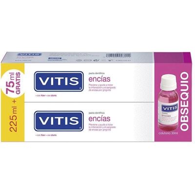 Vitis Encías pasta dentífrica con flúor duo - Encías sensibles Vitis Encías pasta dentífrica con flúor duo - Encías sensibles