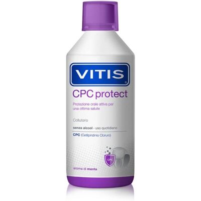 Dentaid Vitis CPC Protect Mundwasser - Reduziert Plaque, Aktiven Mundschutz Dentaid Vitis CPC Protect Mundwasser - Reduziert Plaque, Aktiven Mundschutz