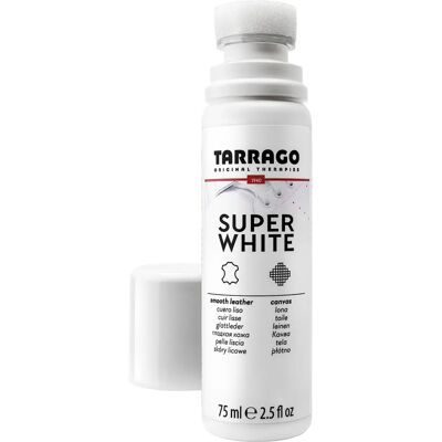 Eclaircissant Super White Tarrago 75 ml - Type de chaussure - Publicité Eclaircissant Super White Tarrago 75 ml - Type de chaussure - Publicité