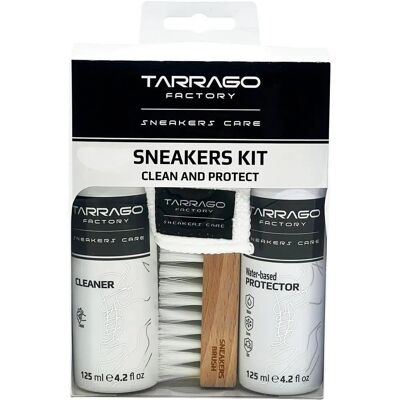Kit de nettoyage et protection pour sneakers Tarragò - Publicité Kit de nettoyage et protection pour sneakers Tarragò - Publicité