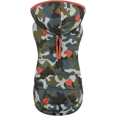 Veste pour Chien Army avec Capuche Nayeco - Publicité Veste pour Chien Army avec Capuche Nayeco - Publicité