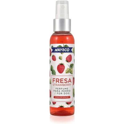 Água de Colônia Nayeco de Morango para Cães - 125ml Água de Colônia Nayeco de Morango para Cães - 125ml