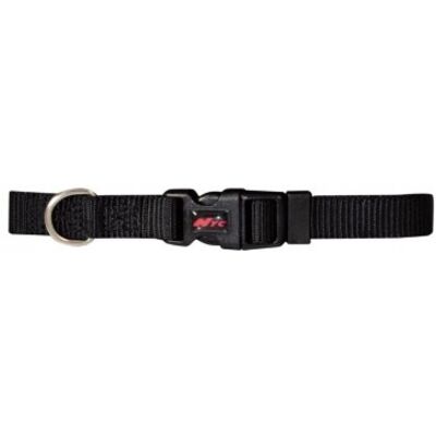 Nayeco - Basic Nylon Collar - Schwarz - 33-40cm x 15mm - Collar Nayeco - Basic Nylon Collar - Schwarz - 33-40cm x 15mm - Collar