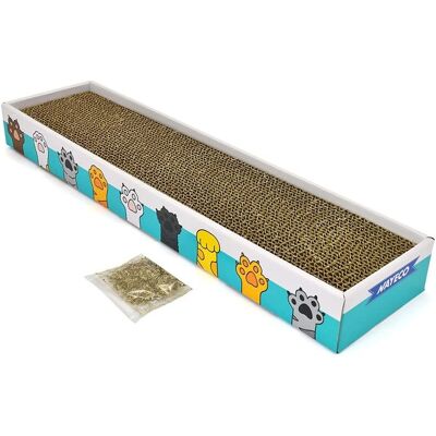 Nayeco Taby Katzenkratzer - Recyclingkarton, Braun, 48x13x4 cm Nayeco Taby Katzenkratzer - Recyclingkarton, Braun, 48x13x4 cm