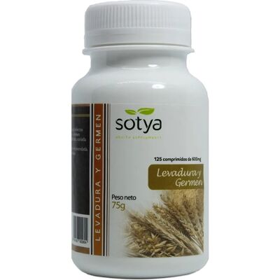 Sotya Weizenkeim Bierhefe - 125 Tabletten Sotya Weizenkeim Bierhefe - 125 Tabletten