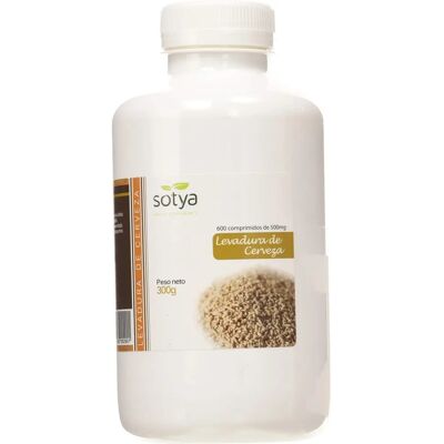 Levedura de Cerveja Sotya 600 Comprimidos - Suplemento Alimentar Levedura de Cerveja Sotya 600 Comprimidos - Suplemento Alimentar