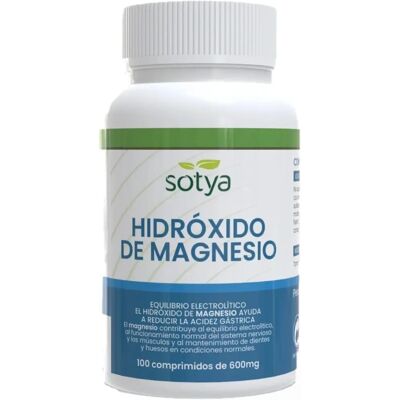 Sotya Hidróxido de Magnésio - 100 Comprimidos - Apoia o Equilíbrio de Eletrólitos & Saúde Óssea Sotya Hidróxido de Magnésio - 100 Comprimidos - Apoia o Equilíbrio de Eletrólitos & Saúde Óssea