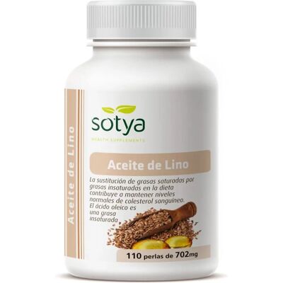 Sotya Linseed Oil - 702mg, 110 Softgels - Dietary Supplement Sotya Linseed Oil - 702mg, 110 Softgels - Dietary Supplement
