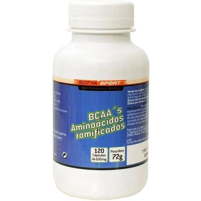 Sotya Modelo - BCAA 120 Cápsulas - Apoia a recuperação muscular Sotya Modelo - BCAA 120 Cápsulas - Apoia a recuperação muscular