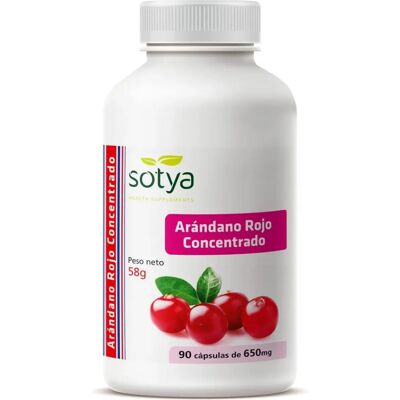 Concentré de Cranberry Sotya - Soutien Urinaire - 90 Capsules - Publicité Concentré de Cranberry Sotya - Soutien Urinaire - 90 Capsules - Publicité