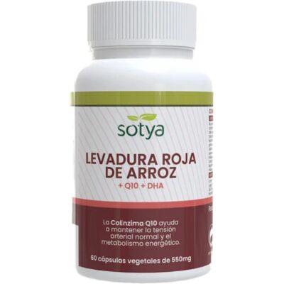 Sotya Arroz vermelho de levedura + Q10 + DHA - Suplemento alimentar Sotya Arroz vermelho de levedura + Q10 + DHA - Suplemento alimentar