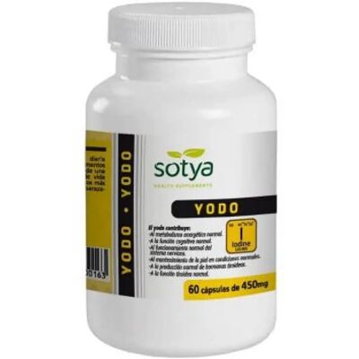 Sotya Iodine - 60 Capsules - Supports Thyroid & Energy Sotya Iodine - 60 Capsules - Supports Thyroid & Energy